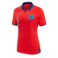 Camisa de time de futebol Inglaterra Kyle Walker #2 Replicas 2º Equipamento Feminina Mundo 2022 Manga Curta